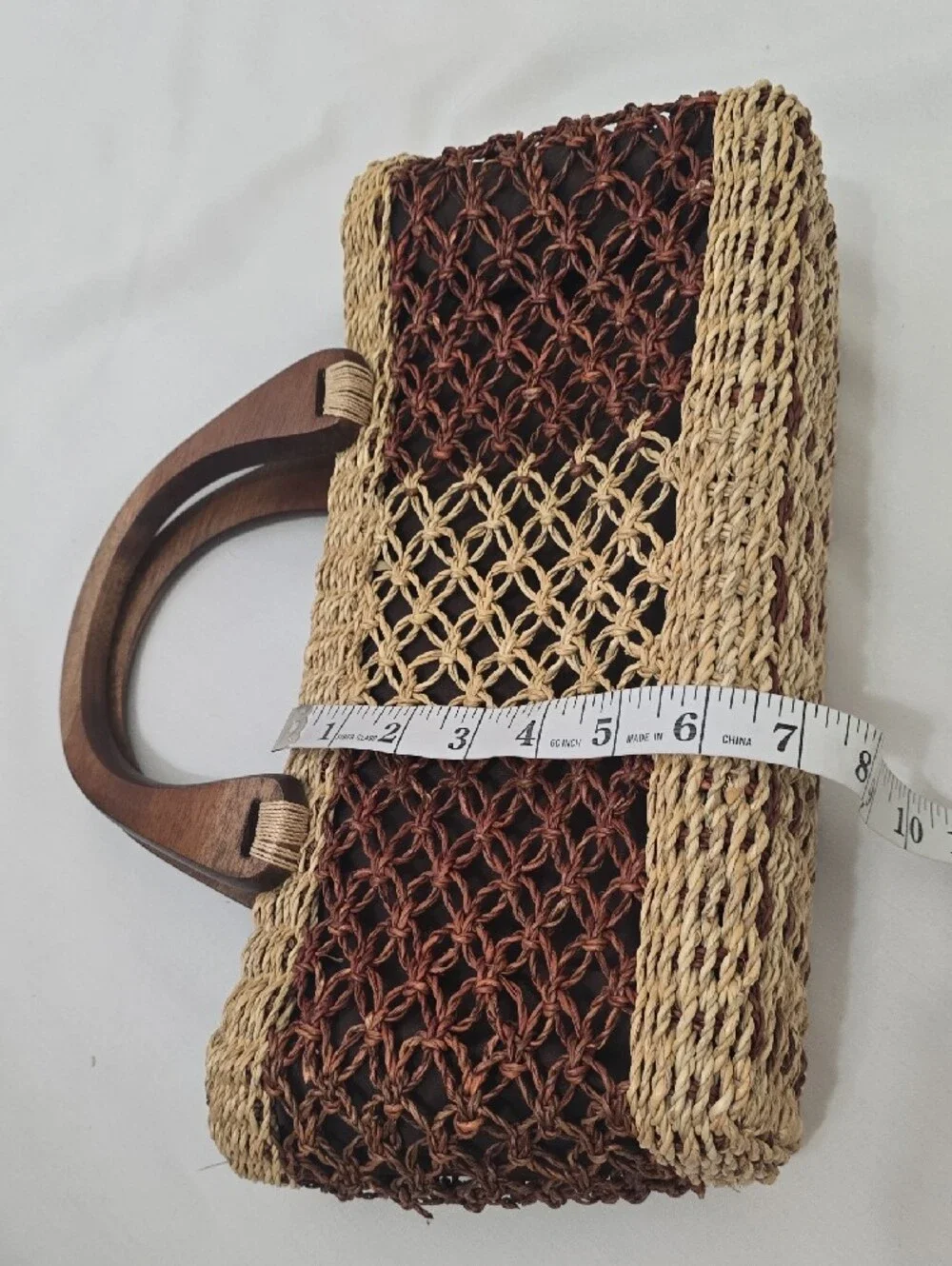 None handwoven shoulder